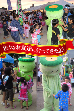 保育園や幼稚園のお涼み会に参加してきました。